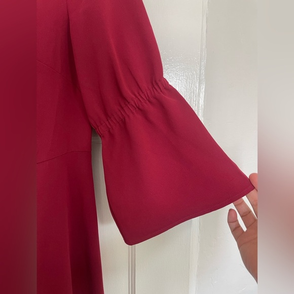 J Jill x Christian Siriano Ruby Red Sheath Dress 8 - Picture 6 of 9